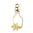 bezel champagne bottle gold