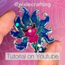 Lünette neunschwänziger Fuchs silber