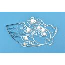 bookmark fan silver - design 3