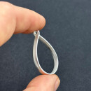 bezel drop matte silver