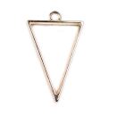 bezel simple triangle gold
