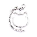 rotating bezel cat head silver