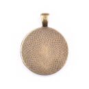 pendant round bronze