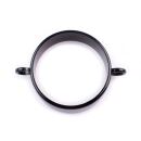 linking bezel thick circle 24mm black