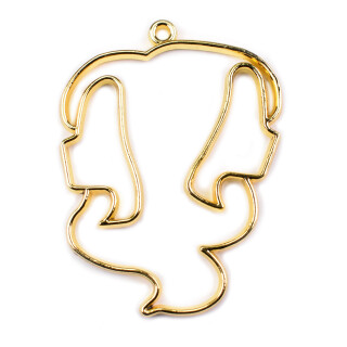 Lünette Sternzeichen Zwillinge gold - Design 2