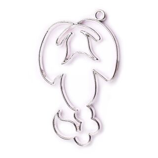 bezel zodiac sign Scorpio silver - design 2