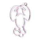 bezel zodiac sign Scorpio silver - design 2