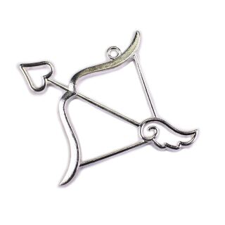 bezel zodiac sign Sagittarius silver - design 2