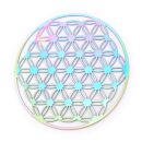 bezel flower of life stainless steel multicolor