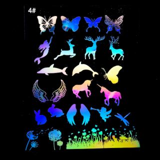 holografic clear foil - magical creatures
