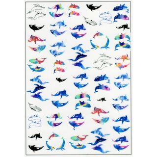 colored film sheet - whale