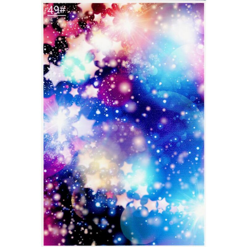 bunte Folie - Galaxie mit Sternen, 3,85 €