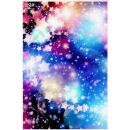 colored film sheet - galaxy with stars