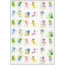 colored film sheet - fairies