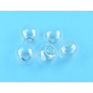 5 glass orbs 16mm