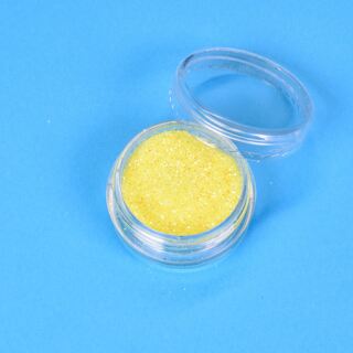 glitter powder yellow