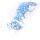 10g gemischte irisierende Sequins hellblau