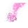 10g mixed iridescent sequins light pink