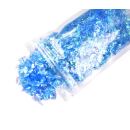 20g Glitterflocken blau