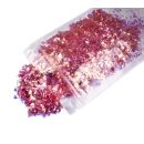 20g glitter flakes red