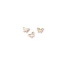 3 tiny butterflies rose gold - design 3