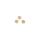 3 tiny ship wheels gold