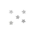 5 little stars silver - design 2