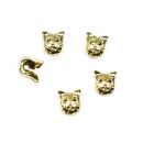 5 cat heads gold