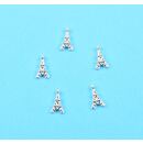 5 eiffel towers silver