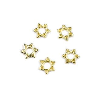 5 hexagrams gold