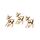 3 Rehe gold