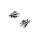 3 skeleton hands  antique silver