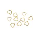 10 little hearts gold - design 5