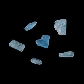 100g natural Aquamarine chips