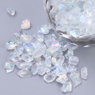 100g AB rough glass chips