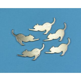 5 Katzen silber - Design 5