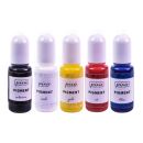 5 colors pigment set