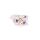 gemstones  gold inlay micro beads mix pink