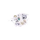 gemstones  lapiz stones mix white