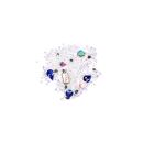 gemstones  lapiz pearls stones mix blue ab white