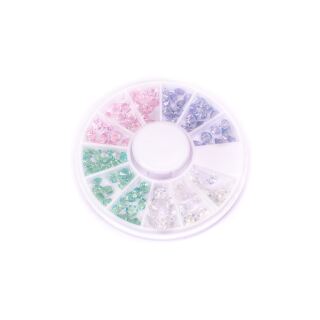 diamond faceted crystals wheel