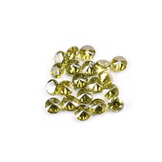 20 Resin Gems 3mm green