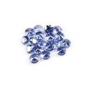 20 Resin Gems 3mm dark blue