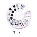 heart shaperd AB rhinestones wheel