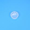 small silicone mold circle with hole
