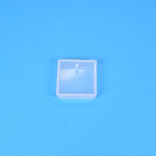 kleine Silikonform Quadrat mit Loch