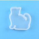 silicone mold sitting cat