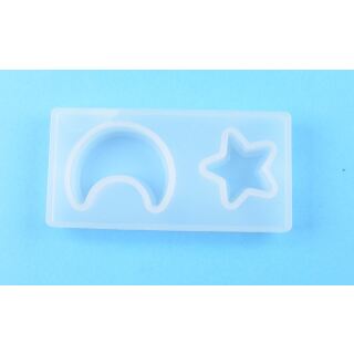silicone mold moon and star