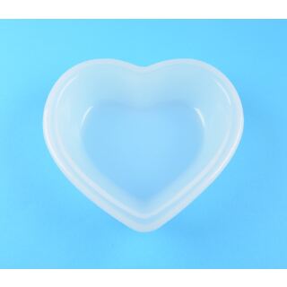 silicone mold small heart bowl