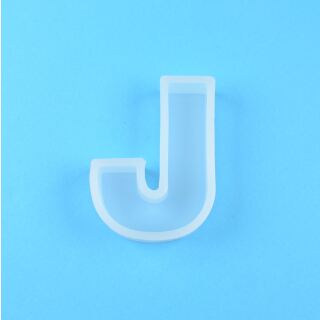 silicone mold letter J